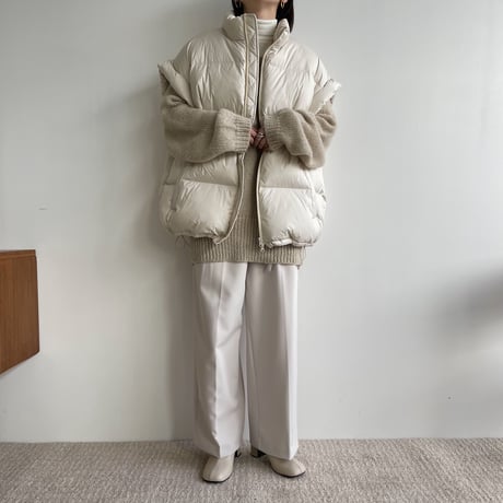 《予約販売》duck down vest/2colors_nt1228