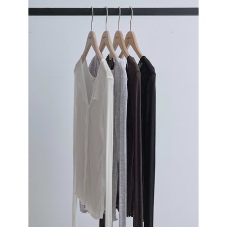 《予約販売》décolleté sheer tops/4colors_nt2505