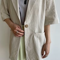 《予約販売》linen ennui jacket/2colors_no0215