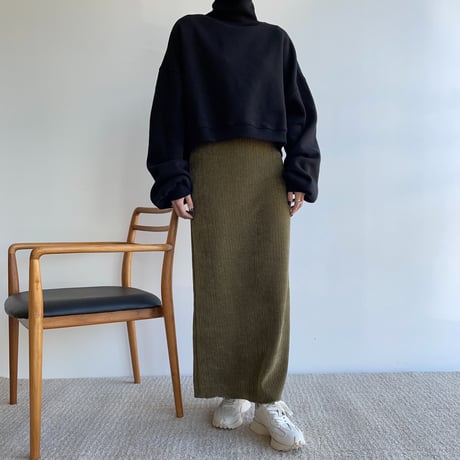 《予約販売》velvet long skirt/2colors_ns0062