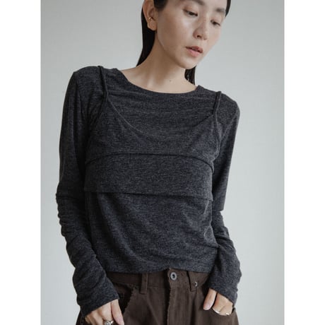 《予約販売》layered bustier tops/2colors_nt2400