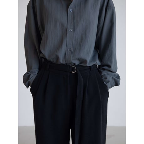 《予約販売》belt wool long pants/2colors_np1059