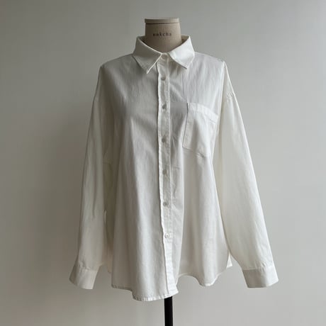 《予約販売》washing mannish shirt/3colors_nt1583