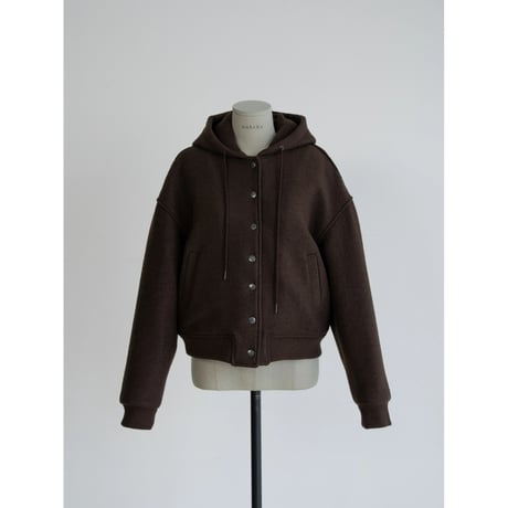 《予約販売》wool hoodie blouson/2colors_no0485