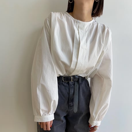 《予約販売》gather tuck blouse/2colors_nt1241
