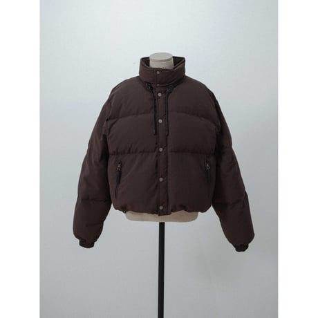 【 RESTOCK 】【NOKCHA original】mannish down jacket/ash brown_no0476