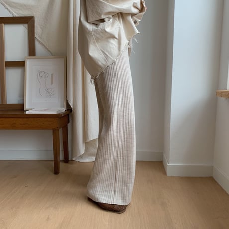 relax knit pants/2colors_np0044