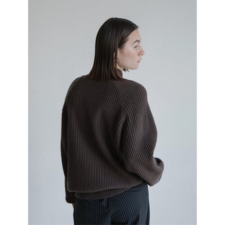 《予約販売》neck accent lib knit tops/2colors(unisex)_nt2478