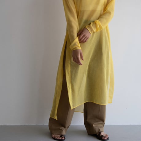 【nokcha original】slit sheer ops/2colors_nd0123