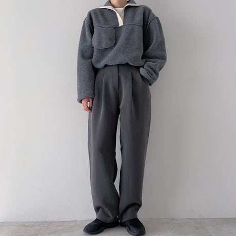 【nokcha original】mannish minimal fleece/2colors_no0330