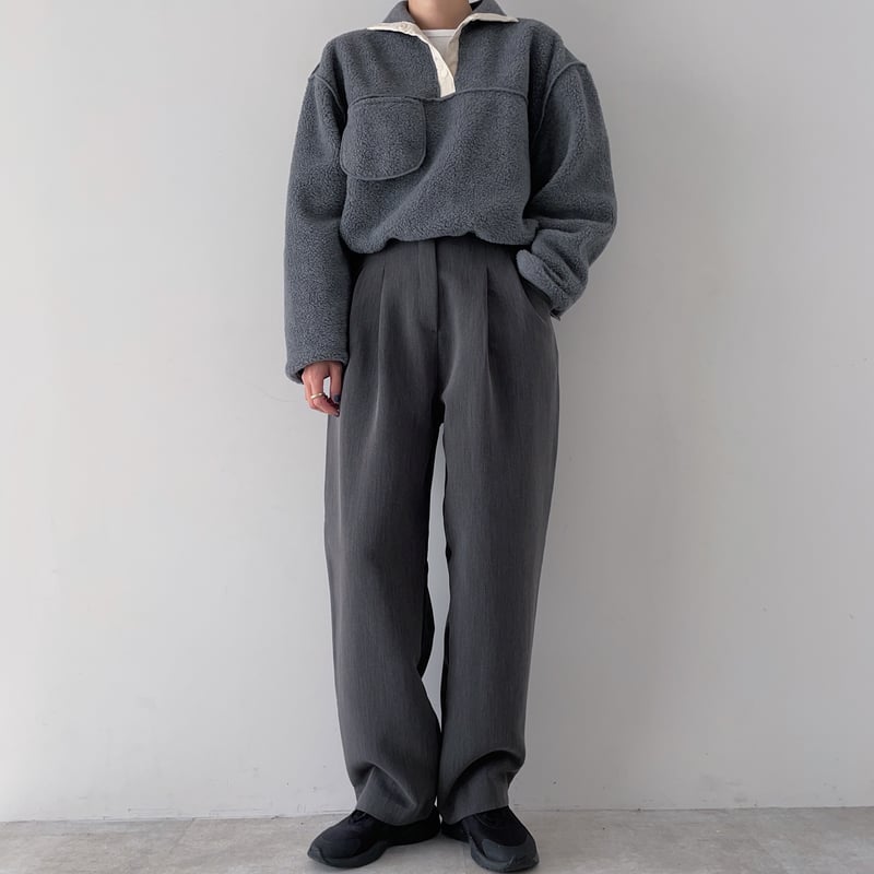 nokcha original】mannish minimal fleece/2colors