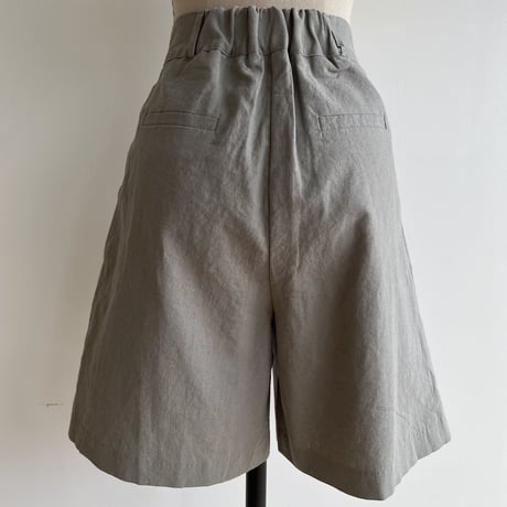 《予約販売》nuance linen half pants/2colors_np0574