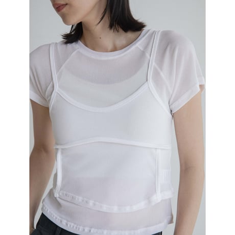 《予約販売》2set sheer accent tee/2colors_nt2315