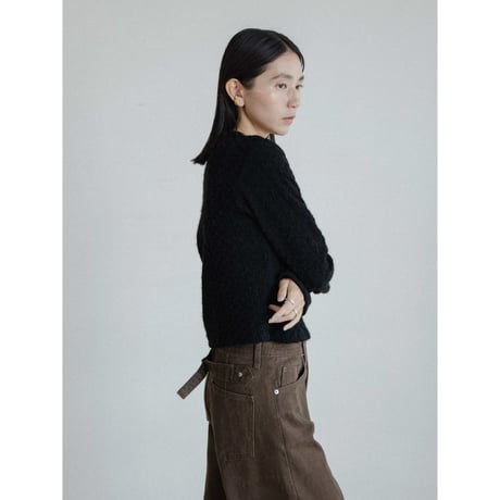 《予約販売》jacquard pattern knit cardigan/2colors_nt2399
