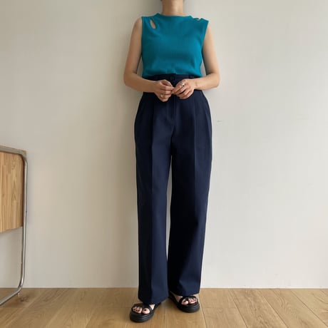 【nokcha original】“nc” chino pants/navy_np0612