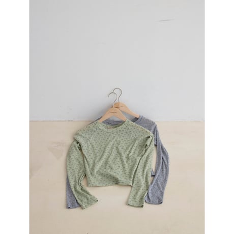 《予約販売》floral raglan tops/2colors_nt2525