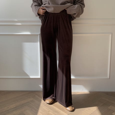 ✳︎予約販売✳︎velvet long pants/2 colors pants_np0068