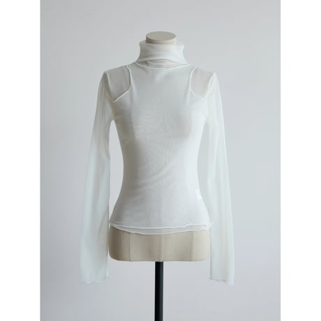 《予約販売》layered like sheer tops/2colors_nt2130