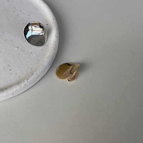 《予約販売》oval earring/2colors_na0481