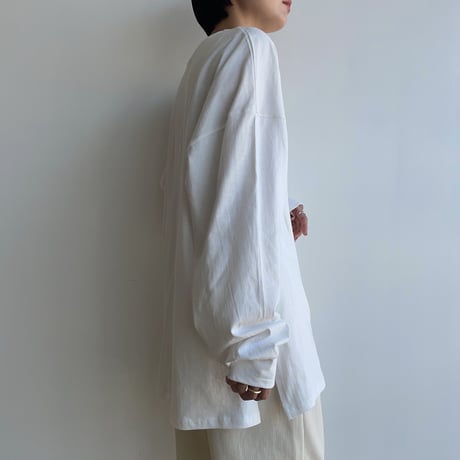《予約販売》side slit over tops/2colors_nt1864