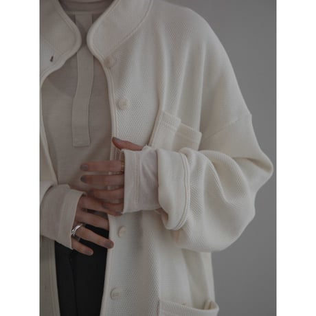 【nokcha original】material pocket cardigan/2colors_no0362
