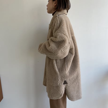 【nokcha original】boa mouton jacket/beige_no0186
