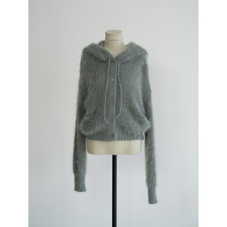《予約販売》shaggy knit hoodie/2colors_nt2439