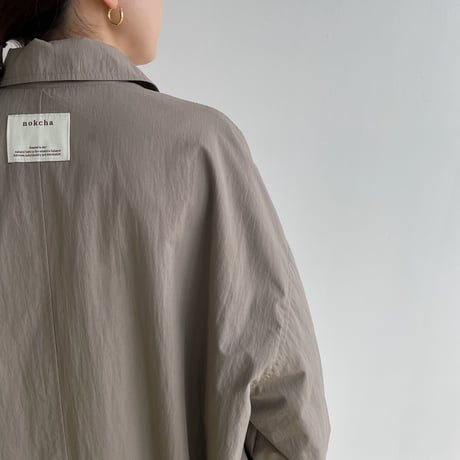 【nokcha original】s/s long coach jacket/graige_no0284