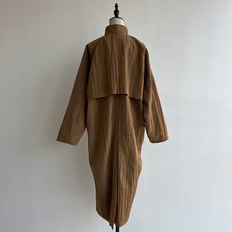 【nokcha original】washer quilting trench coat/beige_no0121