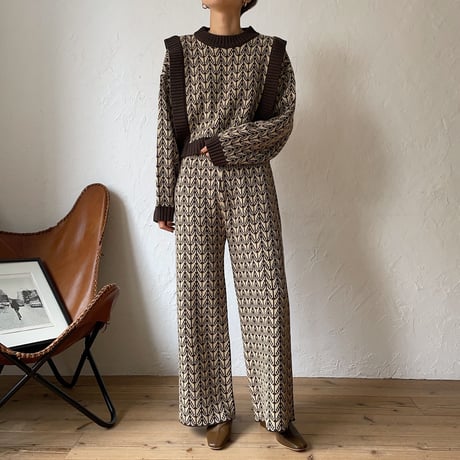 【nokcha original】vintage like minimal knit_nt0778
