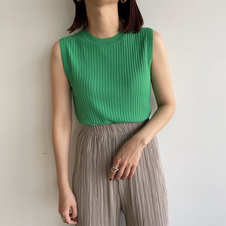 《予約販売》material lib knit tank top/4colors_nt1335