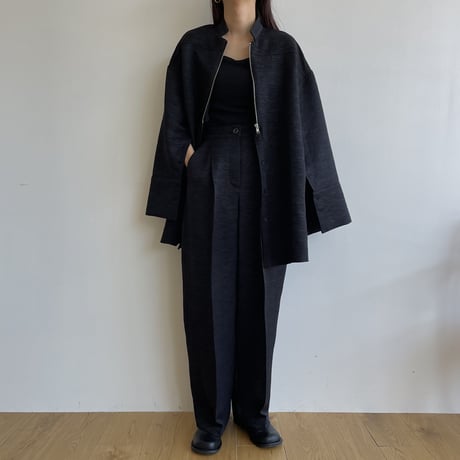 【nokcha original】ennui  zip blouse/2colors_nb0105