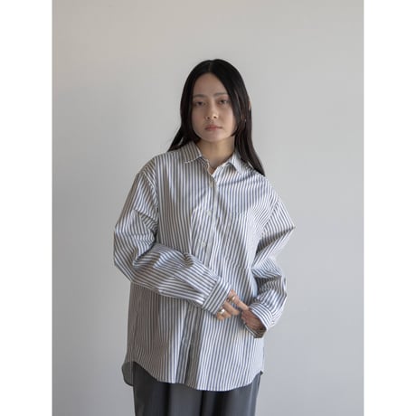 《予約販売》double stripe soft shirt/2colors_nb0231