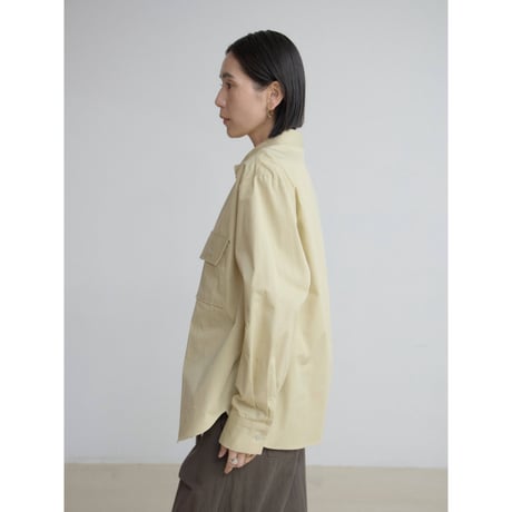 《予約販売》cotton pocket shirt/2colors_nb0358