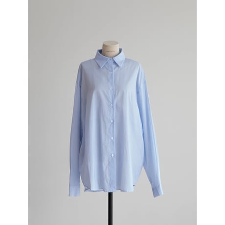 《予約販売》stripe over light shirt/2colors_nb0249