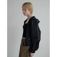 《予約販売》sheer hoodie jumper/2colors_no0461