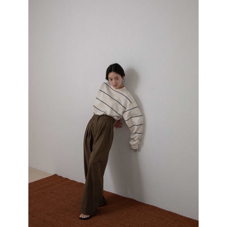 【NOKCHA original】elbow patch border tops_nt2236