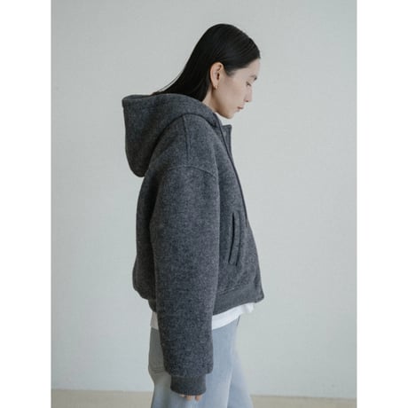 《予約販売》wool hoodie blouson/2colors_no0485