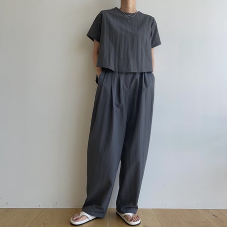 《予約販売》washer tuck oval long pants/2colors_np0840
