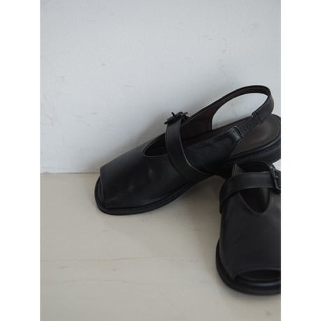 《予約販売》mannish buckle sandal_na0740