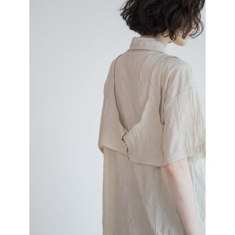 《予約販売》rincl over half sleeve shirt/2colors_nb0388