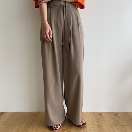 《予約販売》belt long pants/2colors_np0617