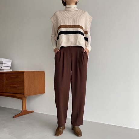 【 nokcha original】jersey slacks pants_np0470
