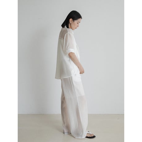 《予約販売》nuance sheer shirt/2colors_nb0306