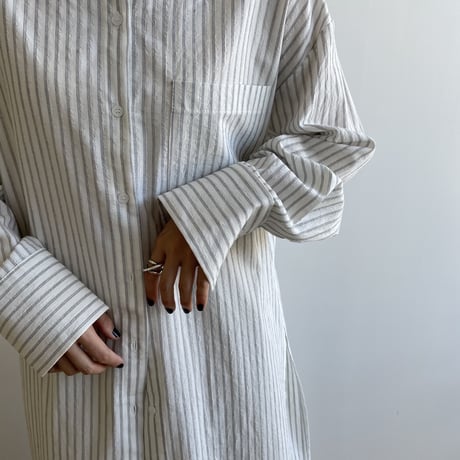 《予約販売》2way slit long shirt/2colors_nt1273