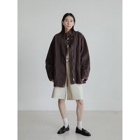 《予約販売》belt set leather like bermuda pants/3colors_np1157