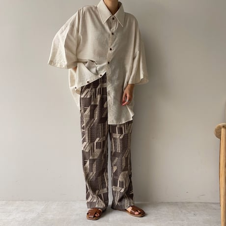 《予約販売》unisex material shirt/3colors_nt0960