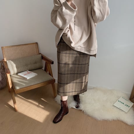 ✳︎予約販売✳︎london check sk/2colors_ns0023