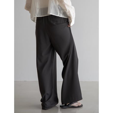 《予約販売》two tuck wide light pants/2colors_np0991