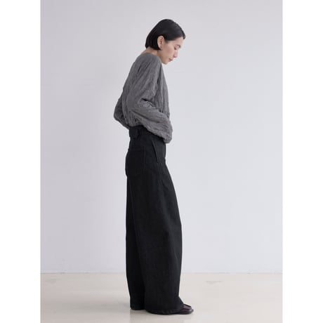 《予約販売》belt set indigo denim pants_nj0181